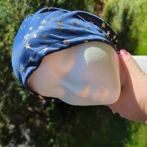 Midnight stars silky feel scrub hat